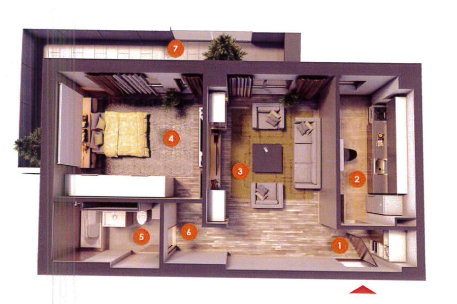 2 camere Cortina Academy