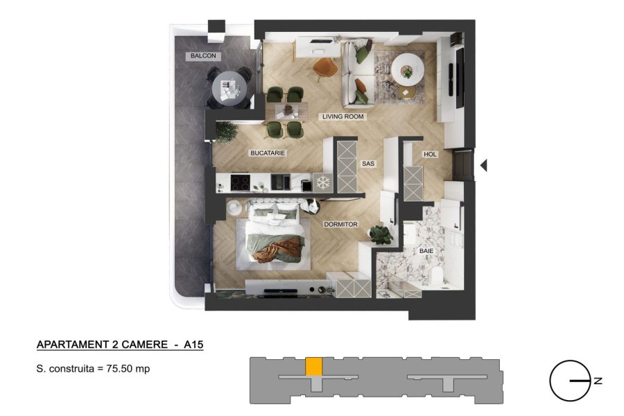 2 camere
